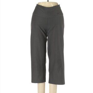NEW Nike Dri-Fit Capri Wide Leg Legging Pants Gray Purple Swoosh XS